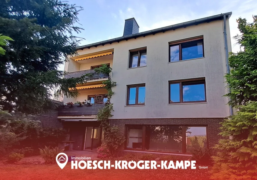 Hausansicht - Wohnung mieten in Vellmar - Top renovierte  2-3-Zimmerwohnung mit großer Terrasse, Einbauküche und Garten in Obervellmar