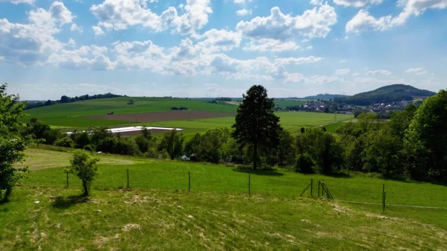 Blick vom Balkon ins Edertal