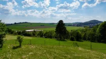 Blick vom Balkon ins Edertal