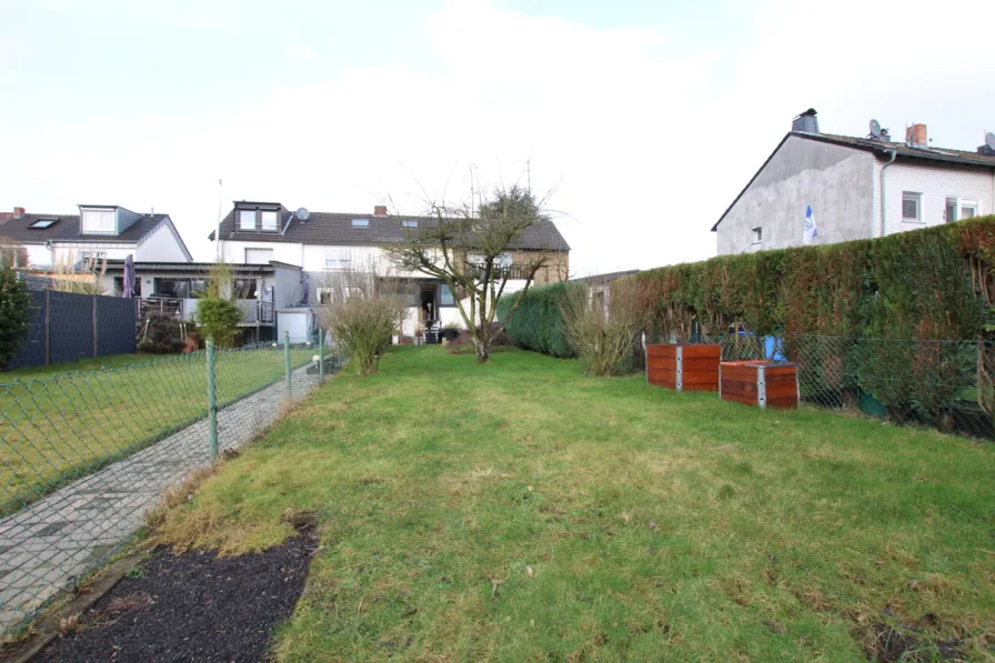 Garten - Haus kaufen in Gelsenkirchen - Gemütliches Reihenmittelhaus in gepflegter Lage von Schaffrath