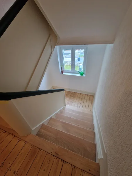 Treppenhaus - Wohnung kaufen in Duisburg / Wedau - Maisonette in unmittelbarer Nähe zur 6-Seen-Platte