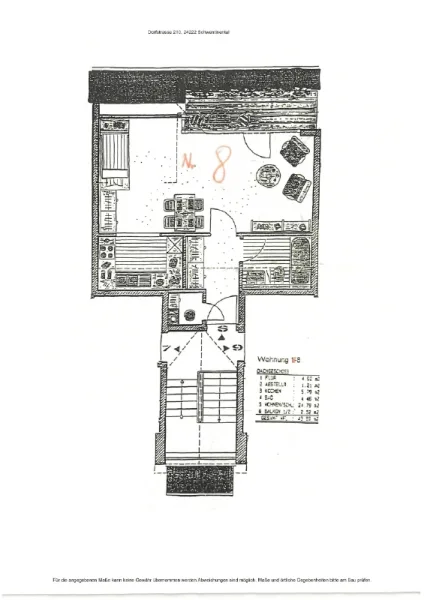 Grundriss Wohnung 8