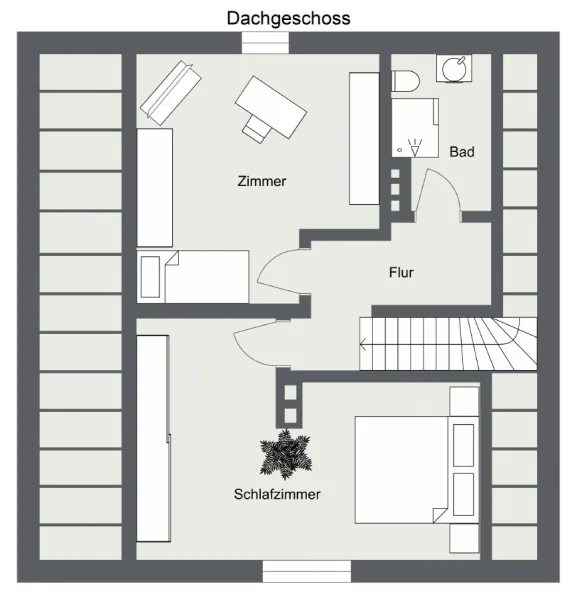 Grundriss Dachgeschoss