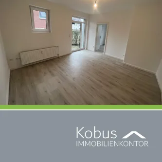 Wohnzimmer - Wohnung mieten in Uelzen - Renovierte 2-Zimmer Erdgeschoss-Wohnung mit Terrasse