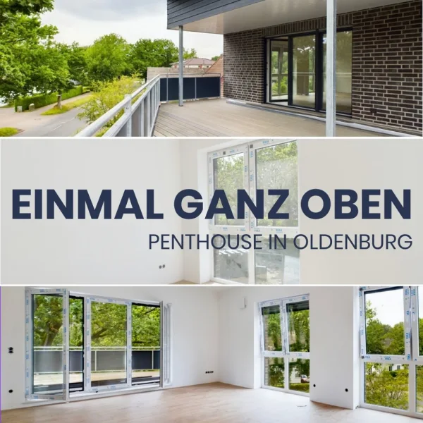 Titelbild - Wohnung kaufen in Oldenburg Ofenerdiek - HOCH HINAUS | Penthousewohnung in Ofenerdiek | Wohnung 08