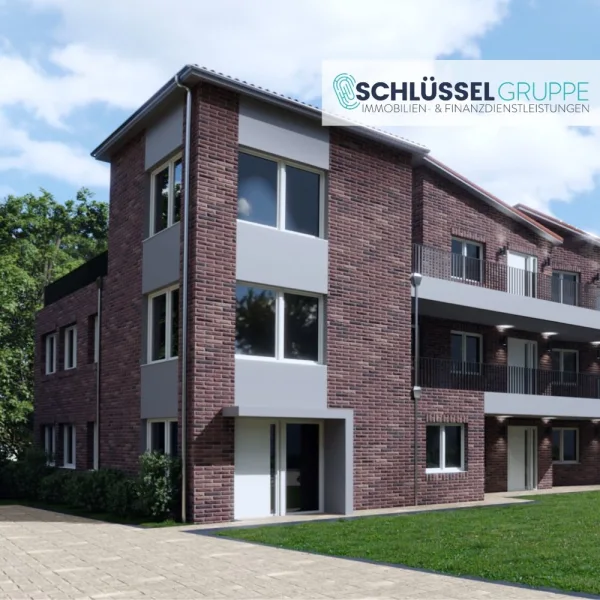 Eingangsbereich - Wohnung kaufen in Oldenburg - DeelerWeiden Oldenburg | Neubau-Wohnung KfW 40 EE | Wohnung 08