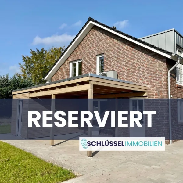 Titelbild - Haus kaufen in Wildeshausen - RESERVIERT | NEUBAU Doppelhaushälfte in Wildeshausen