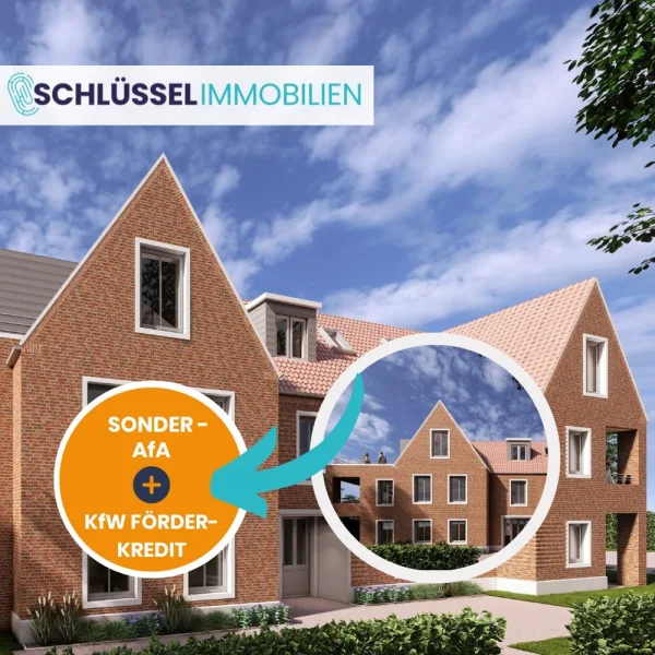 Titelbild - Haus kaufen in Cloppenburg - VERMIETER GESUCHT | Investment mit SONDER - AfA | Mehrfamilienhaus mit 5 Einheiten