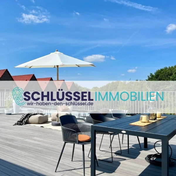 Titelbild - Wohnung kaufen in Oldenburg - SINGLES oder PAARE - Sommerglück im PENTHOUSE | Neubauwohnung | KfW 40 EE