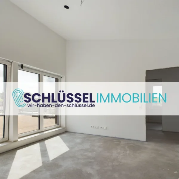 Titelbild - Wohnung kaufen in Oldenburg - STADTFLAIR UND IDYLLE | Penthouse mit Dachterrasse | Oldenburg | KfW 40 EE | Wohnung 11