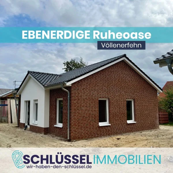 Titelbild_Portale - Haus kaufen in Westoverledingen - ALTERSGERECHTES WOHNEN | Neubau BUNGALOW bei Papenburg | Völlenerfehn