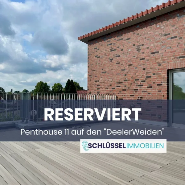 Titelbild - Wohnung kaufen in Oldenburg - STADTFLAIR UND IDYLLE | Penthouse auf den DeelerWeiden | Oldenburg | KfW 40 EE | Wohnung 11