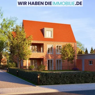 Titelbild - Wohnung kaufen in Cloppenburg - DING DONG - Dein neues Zuhause | NEUBAU Erdgeschosswohnung KfW 40 EE in Cloppenburg | Wohnung 01