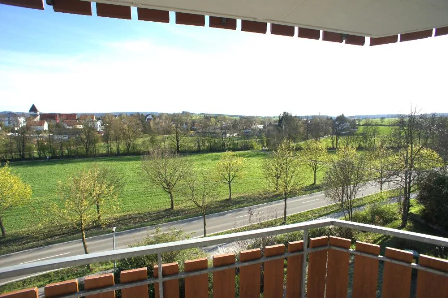 Ausblick Balkon