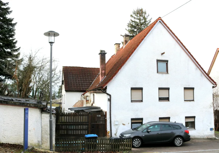 Ansicht Süd/Ost - Grundstück kaufen in Kellmünz - Grundstück mit Altbestand im Zentrum von Kellmünz/Iller