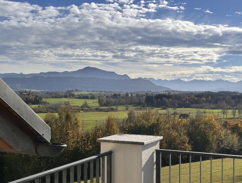 Blick vom SZ-Balkon