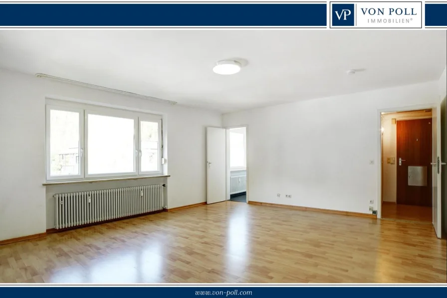 Titelbild - Wohnung kaufen in München - Moosach: Geräumiges, leerstehendes Apartment mit viel Potenzial!