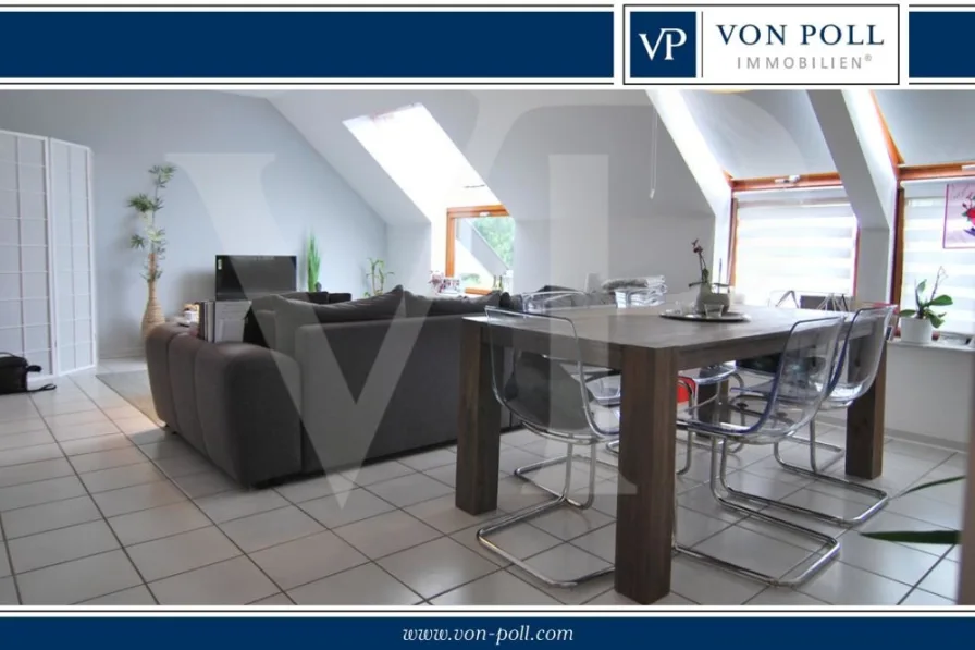 Titelbild - Wohnung kaufen in Pfungstadt - Vermietete, helle ETW auf 2 Ebenen