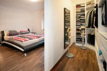 Schlafzimmer mit Ankleide OG