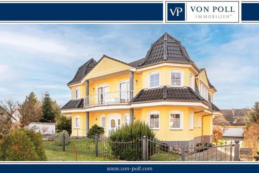 VPI Frontansicht - Haus kaufen in Berlin - Stilvolles Einfamilienhaus mit zwei Einliegerwohnungen in beliebter Stadtlage