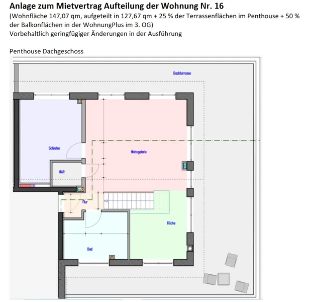 Wohnung 16 Dachgeschoss