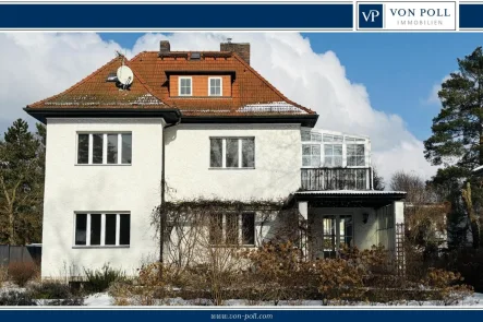 Hausansicht Gartenseite - Haus mieten in Berlin - Pankow - Herrschaftliches Wohnen in historischer Stadtvilla