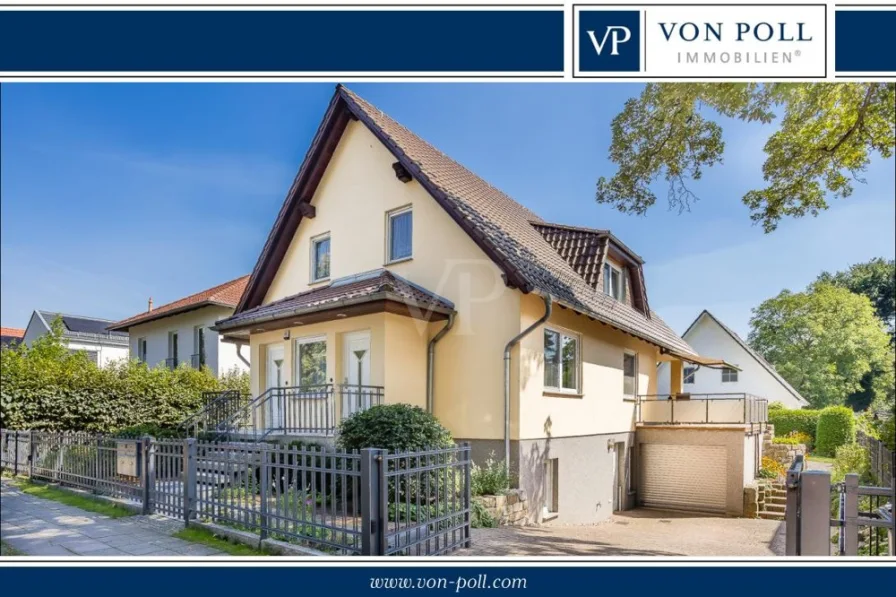 Straßenansicht VP - Haus kaufen in Berlin / Rahnsdorf - Unweit vom Müggelsee - vielseitig nutzbares Familiendomizil mit Einliegerwohnung