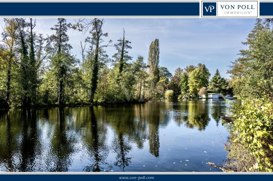 Ausblick VP - Haus kaufen in Berlin / Hessenwinkel - Verträumtes Einfamilienhaus am Hubertussee mit schönen Holzverzierungen