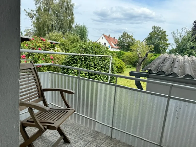 Etage 1 Balkon mit Gartenblick 