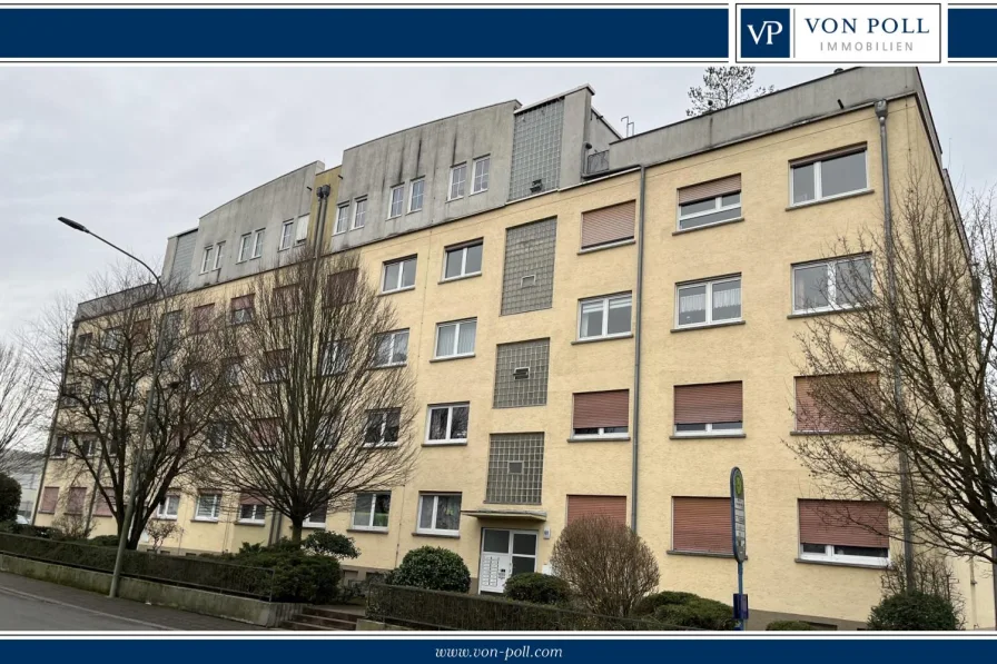 Titel - Wohnung kaufen in Mühlheim am Main - Aparte 3 Zimmerwohnung mit Balkon und Blick ins Grüne - Garage