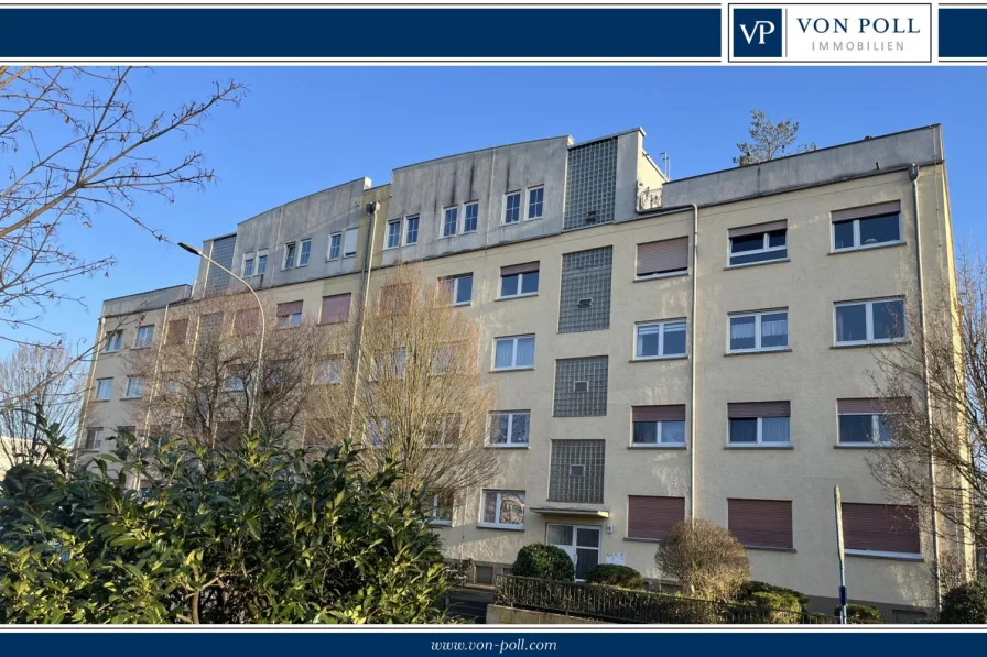 Titel-logo - Wohnung kaufen in Mühlheim am Main - Aparte 3 Zimmerwohnung mit Balkon und Blick ins Grüne - Garage