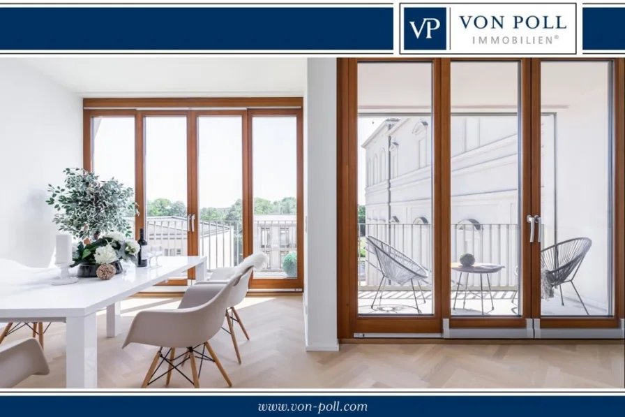 Titelbild - Wohnung kaufen in Potsdam - Luxuriöses Penthouse (Erstbezug) neben Barberini mit Blick auf Alte Fahrt und Alten Markt