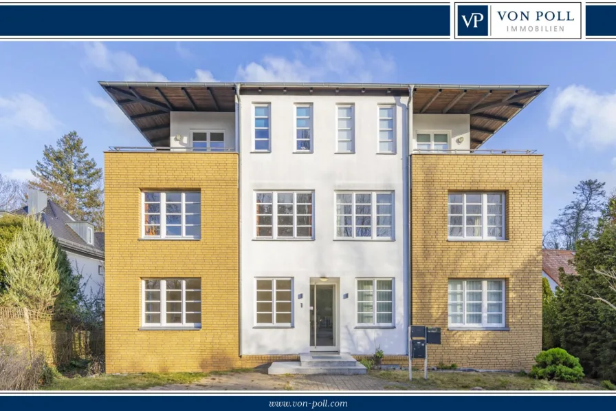 Hausansicht - Wohnung mieten in Potsdam / Babelsberg - Attraktive Maisonettewohnung mit Einbauküche und Balkon im Herzen Babelsberg