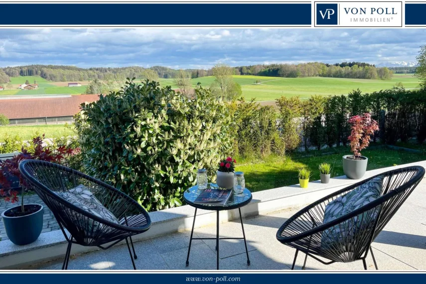 Landleben Mit Komfort: Modernes Einfamilienhaus Mit Alpenpanorama ...