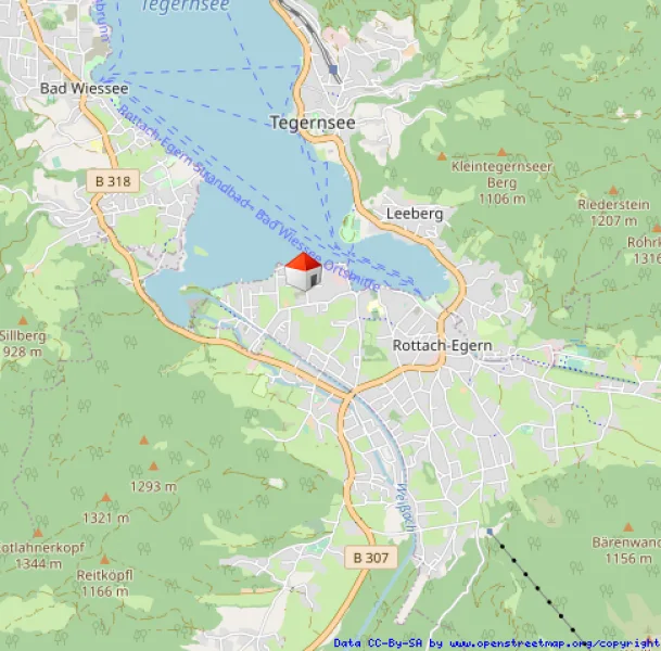 Lageplan Rottach-Egern