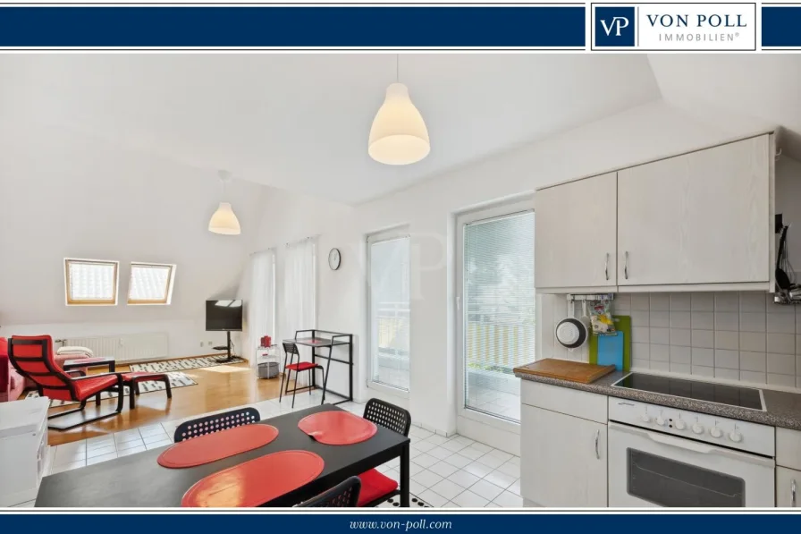 Wohnbereich  - Wohnung kaufen in Berlin - Wohntraum mit zwei Balkonen in Lichtenrade!