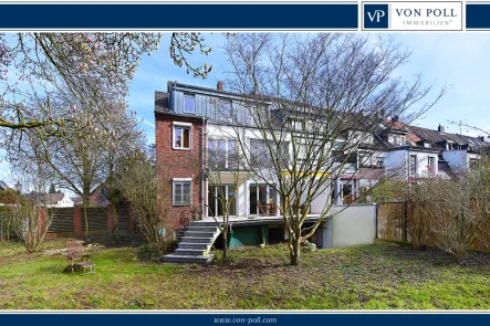 Titelbild - Haus kaufen in Düsseldorf - Großzügiges Stadthaus mit großem Garten in zentraler ruhiger Lage