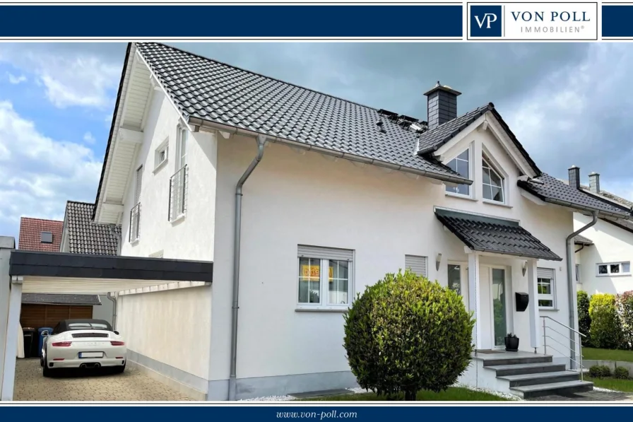 Titelbild Neu mit Rahmen - Haus kaufen in Friedrichsdorf - VON POLL - FRIEDRICHSDORF: Modernes Haus in ruhiger Lage - auch für Generationenwohnen geeignet