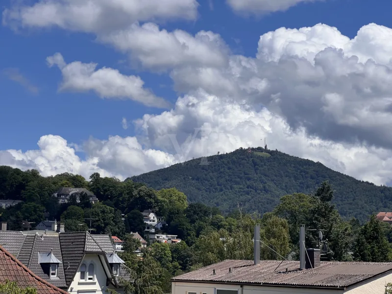 Blick vom Balkon