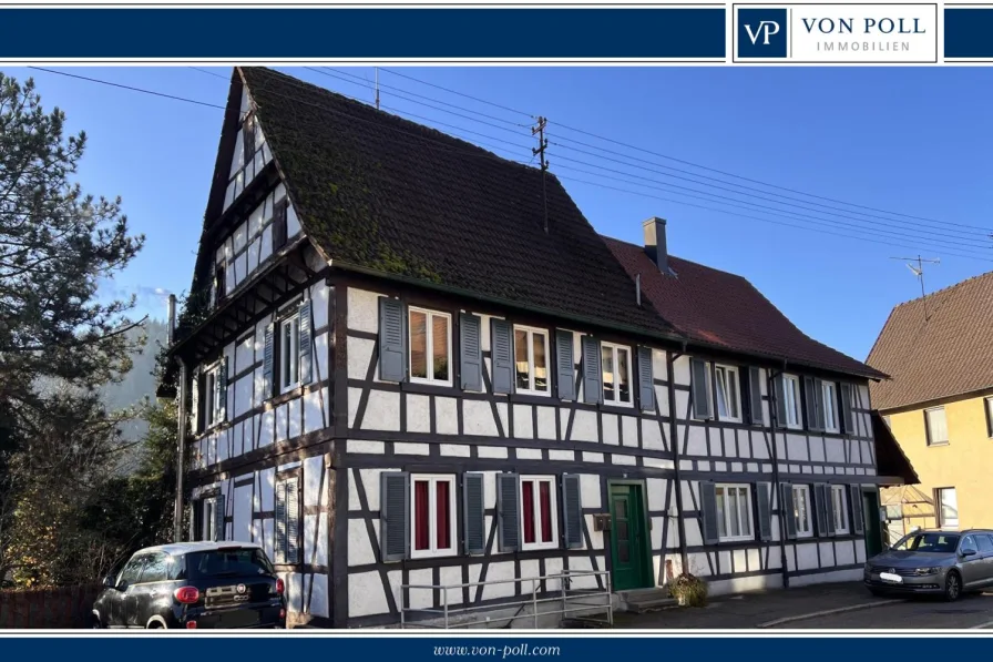 Frontansicht - Haus kaufen in Gernsbach / Lautenbach - Charmantes Mehrfamilienhaus in ruhiger Aussichtslage