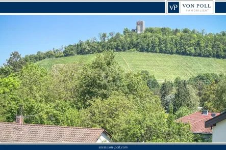 Aussicht - Haus kaufen in Karlsruhe / Durlach - Einfamilienhaus in privilegierter Lage mit herrlichem Ausblick.