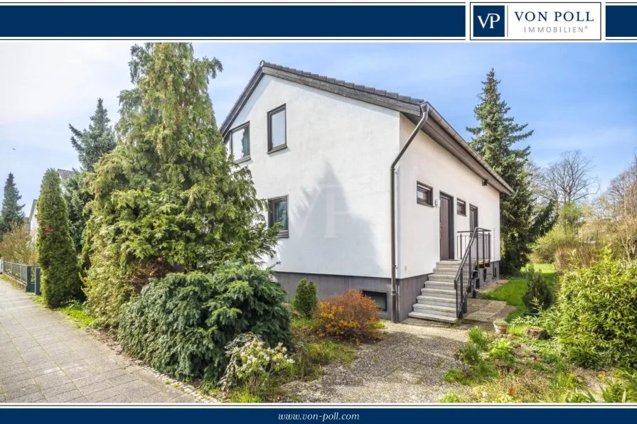  - Haus kaufen in Karlsruhe / Hagsfeld - Gemütliches Einfamilienhaus mit großem Garten