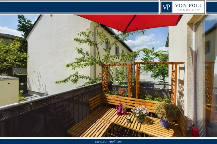  Sonnenverwöhnter Balkon - Wohnung kaufen in Mainz - Attraktive, großzügige Maisonette-Wohnung in ruhiger Lage mit Stellplatz & sonnenverwöhntem Balkon