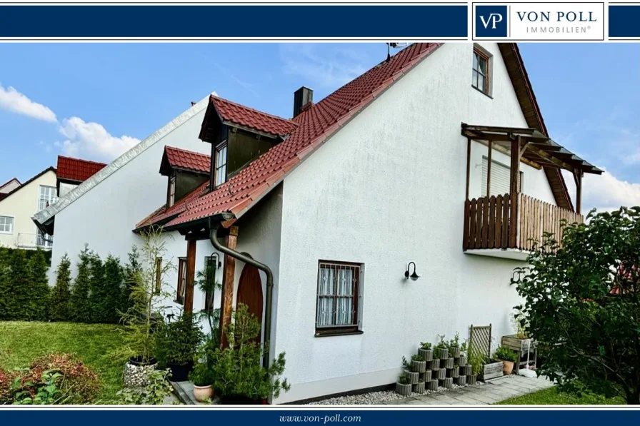 Titelbild - Haus kaufen in Bergkirchen - Geräumige Doppelhaushälfte in ruhiger Lage mit gemütlichem Garten