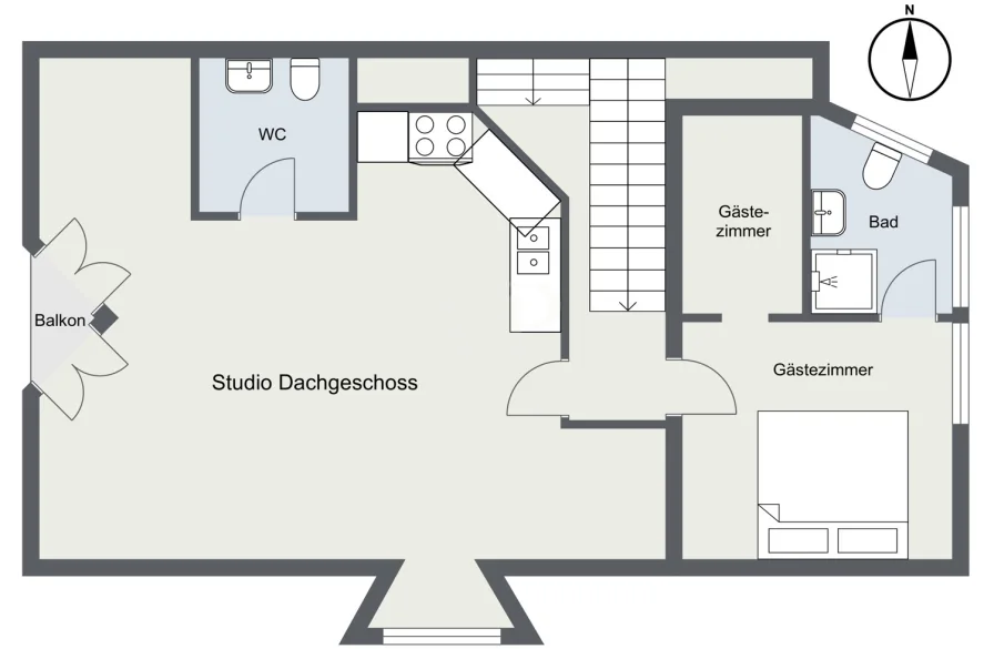 Studio Dachgeschoss