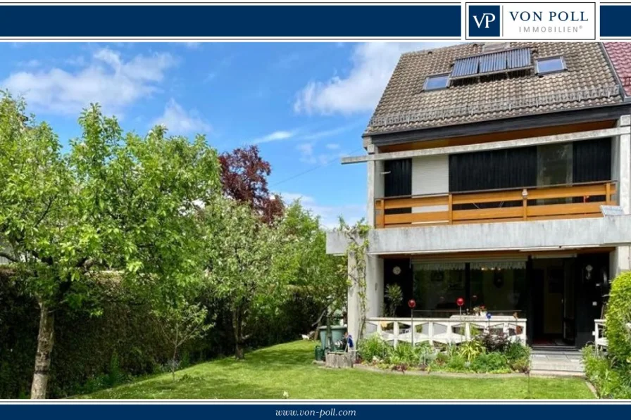  - Haus kaufen in Augsburg - Großzügiges Reiheneckhaus mit liebevoll gestaltetem Garten - Nähe Uniklinik
