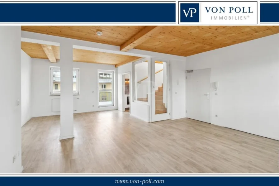  - Wohnung kaufen in Augsburg - Penthousewohnung mit 30 m² Dachterrasse und zusätzlichem Wintergarten in guter Lage
