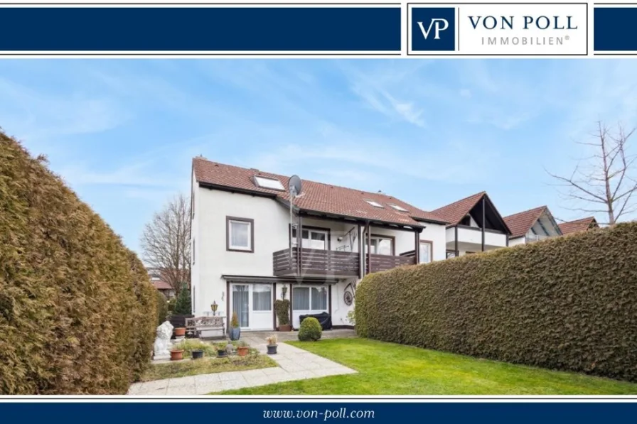  - Haus kaufen in Augsburg - RESERVIERT: ERBBAU - Familienfreundliches Reiheneckhaus in ruhiger Lage