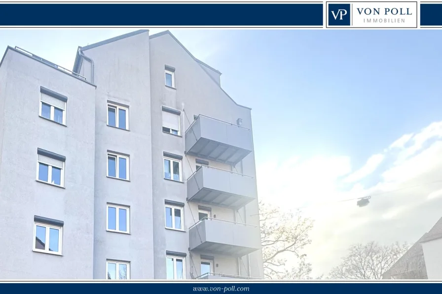 Aussenansicht - Wohnung kaufen in Augsburg - Moderne Innenstadtwohnung mit Balkon