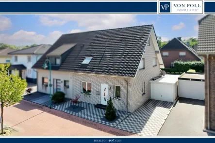 Vorderansicht  - Haus kaufen in Duisburg - Komfortables energieeffizientes Haus mit zwei Bädern in ruhiger Lage